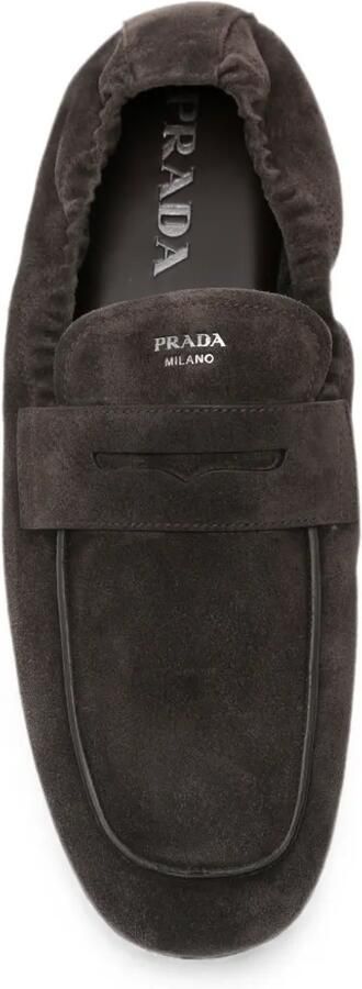 Prada Suède loafers Bruin - Foto 3