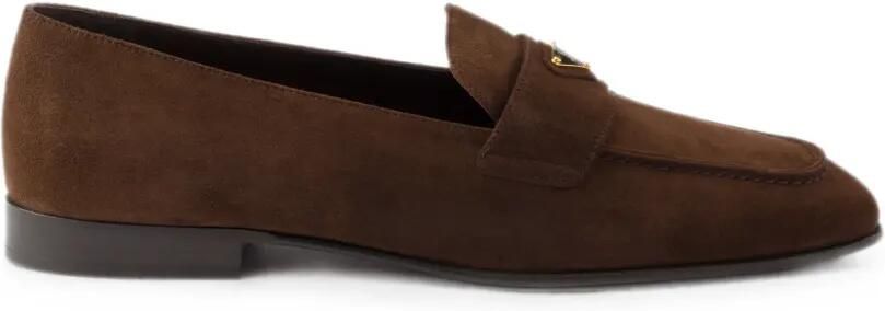 Prada Suède loafers Bruin