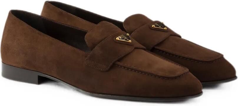 Prada Suède loafers Bruin - Foto 4