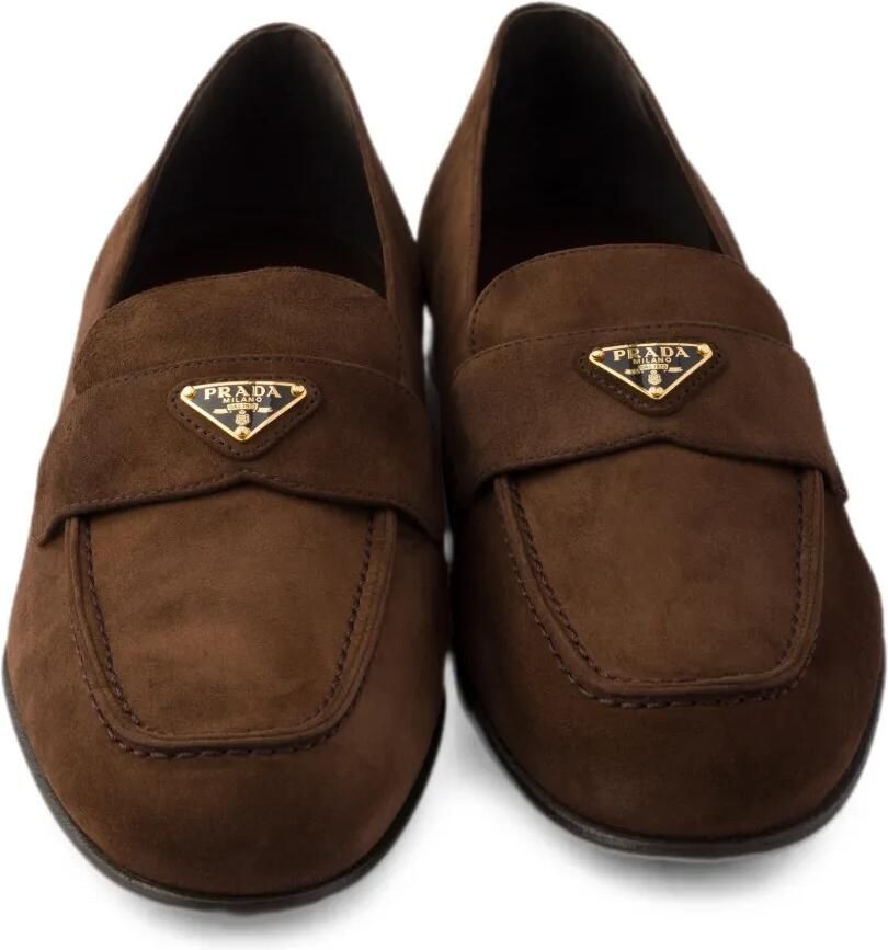 Prada Suède loafers Bruin - Foto 2