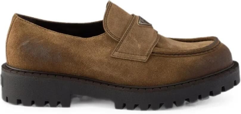 Prada Suède loafers Bruin