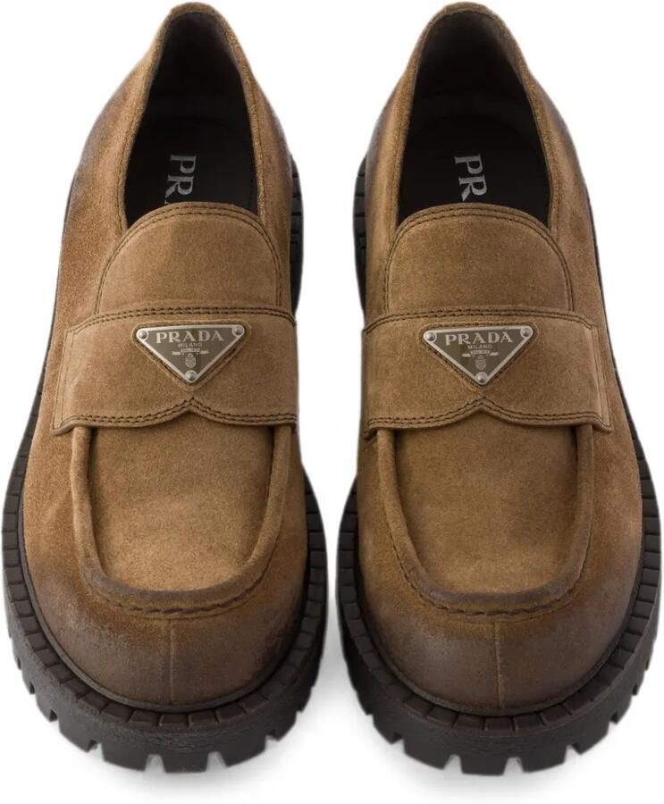 Prada Suède loafers Bruin - Foto 2