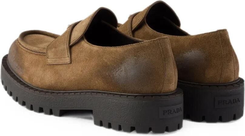 Prada Suède loafers Bruin - Foto 4