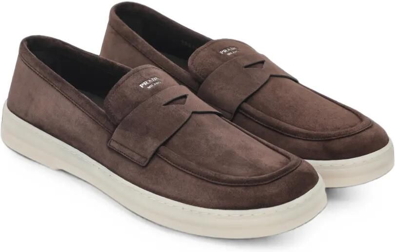 Prada Suède loafers Bruin