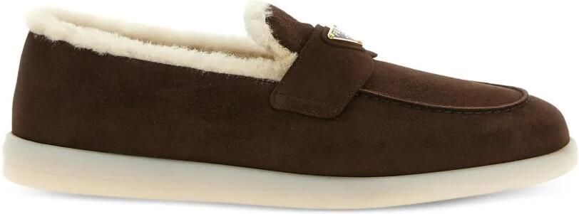 Prada Suède loafers Bruin