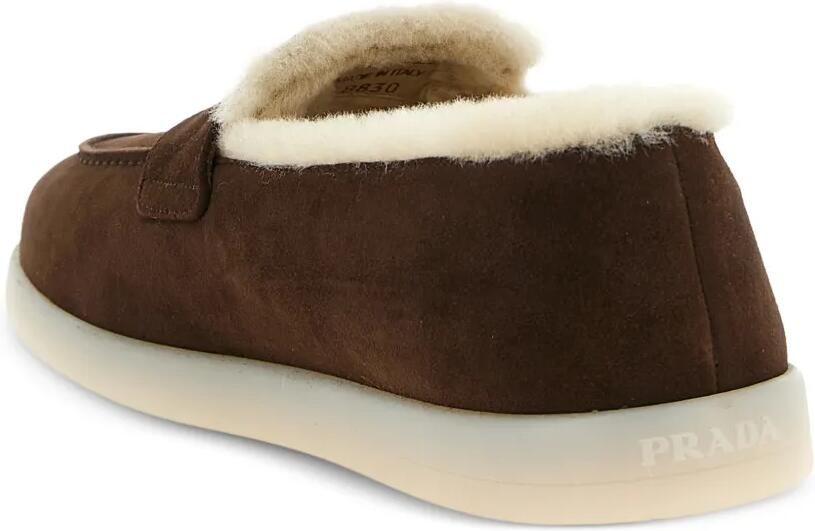 Prada Suède loafers Bruin - Foto 3