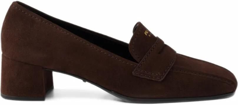 Prada Suède loafers Bruin