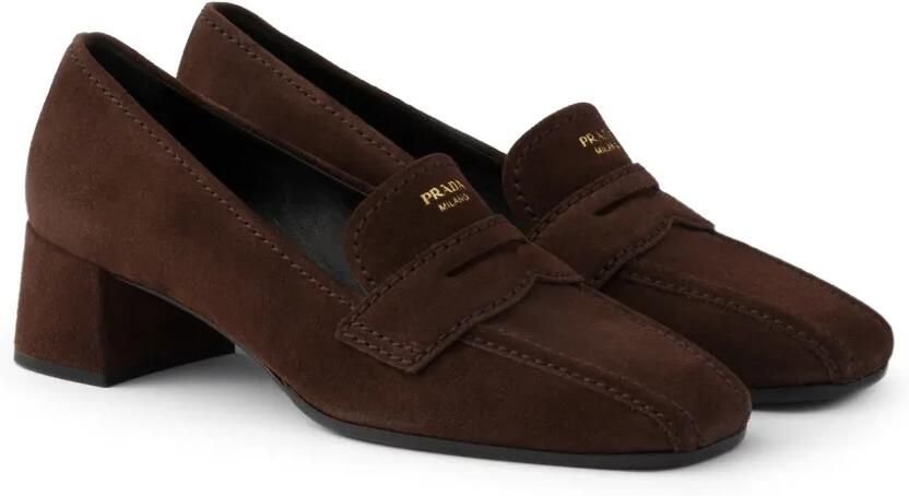 Prada Suède loafers Bruin - Foto 4