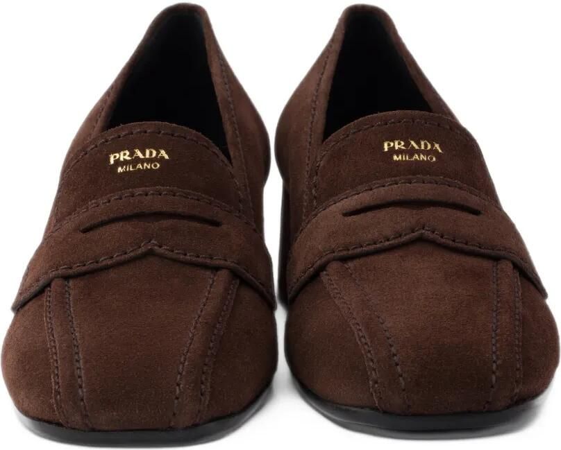 Prada Suède loafers Bruin - Foto 3