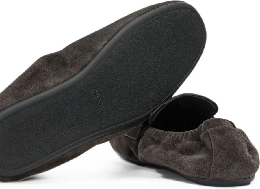 Prada Suède loafers Grijs - Foto 2