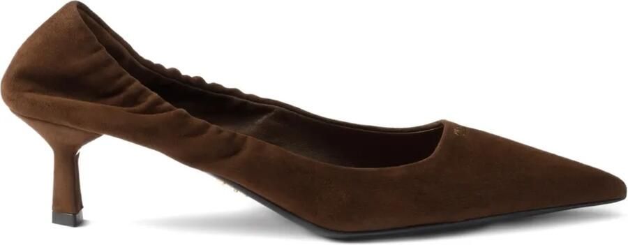 Prada Suède pumps Bruin