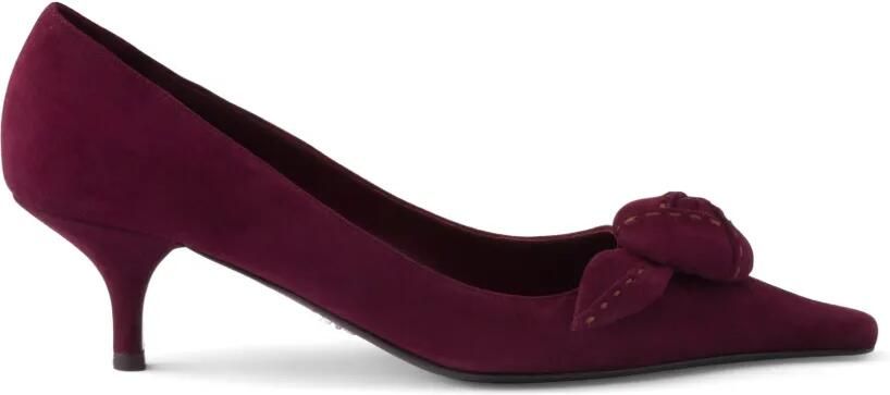 Prada Suède pumps Paars