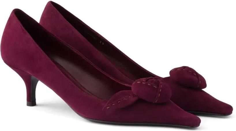 Prada Suède pumps Paars - Foto 4