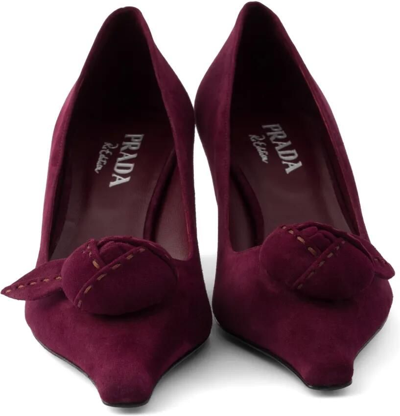 Prada Suède pumps Paars - Foto 2