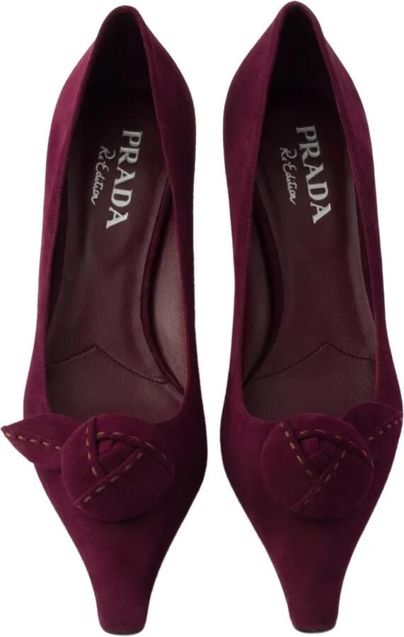 Prada Suède pumps Paars - Foto 3