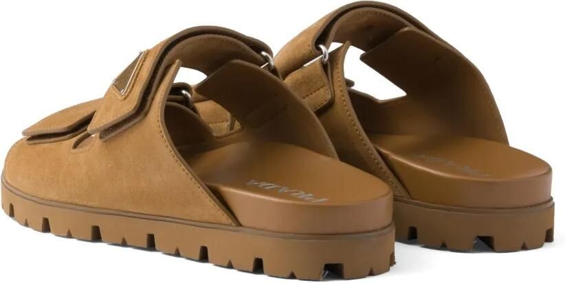 Prada Suède sandalen Bruin - Foto 4