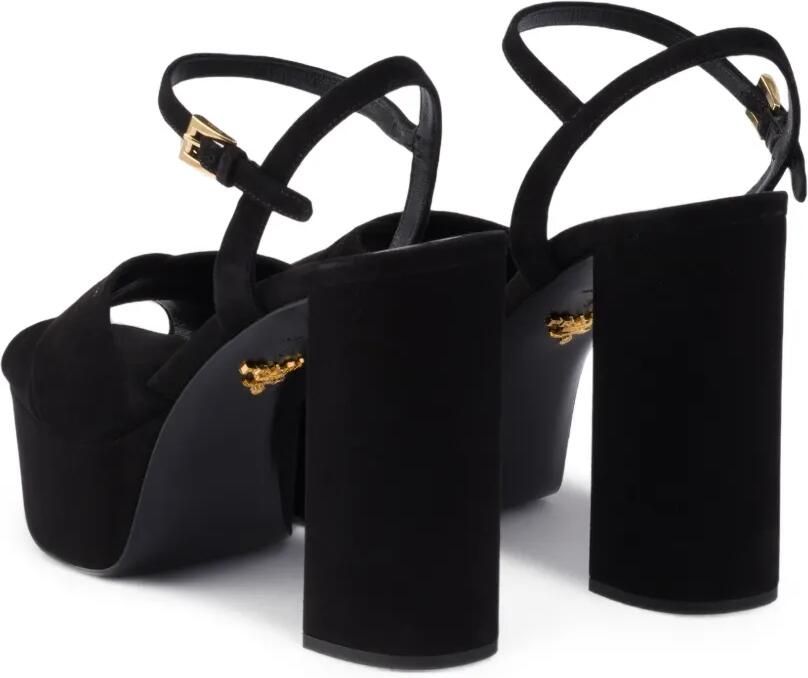 Prada Suède sandalen Zwart - Foto 5