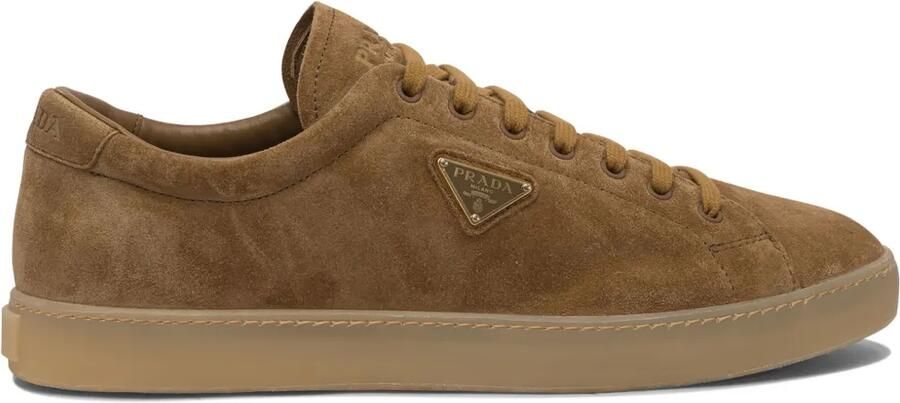 Prada Suède sneakers Bruin