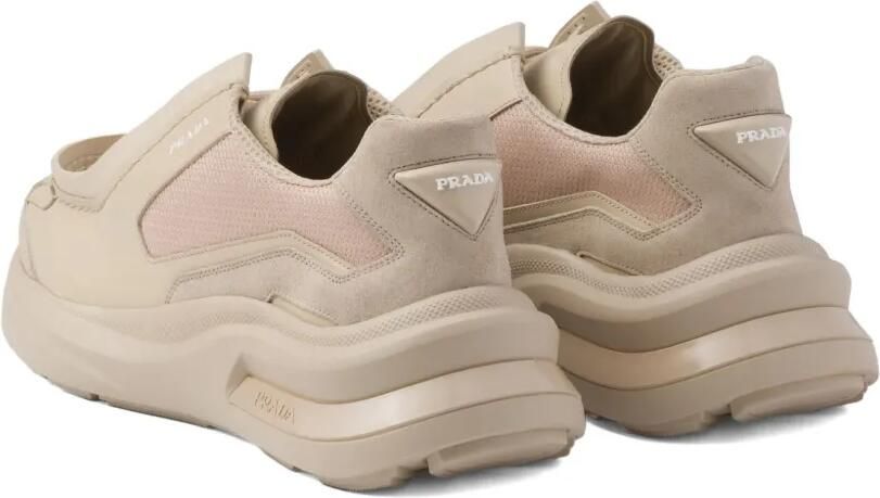 Prada Systeme leren sneakers Beige - Foto 4