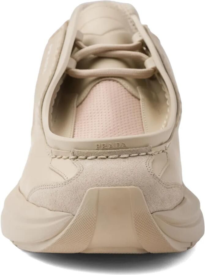 Prada Systeme leren sneakers Beige - Foto 3