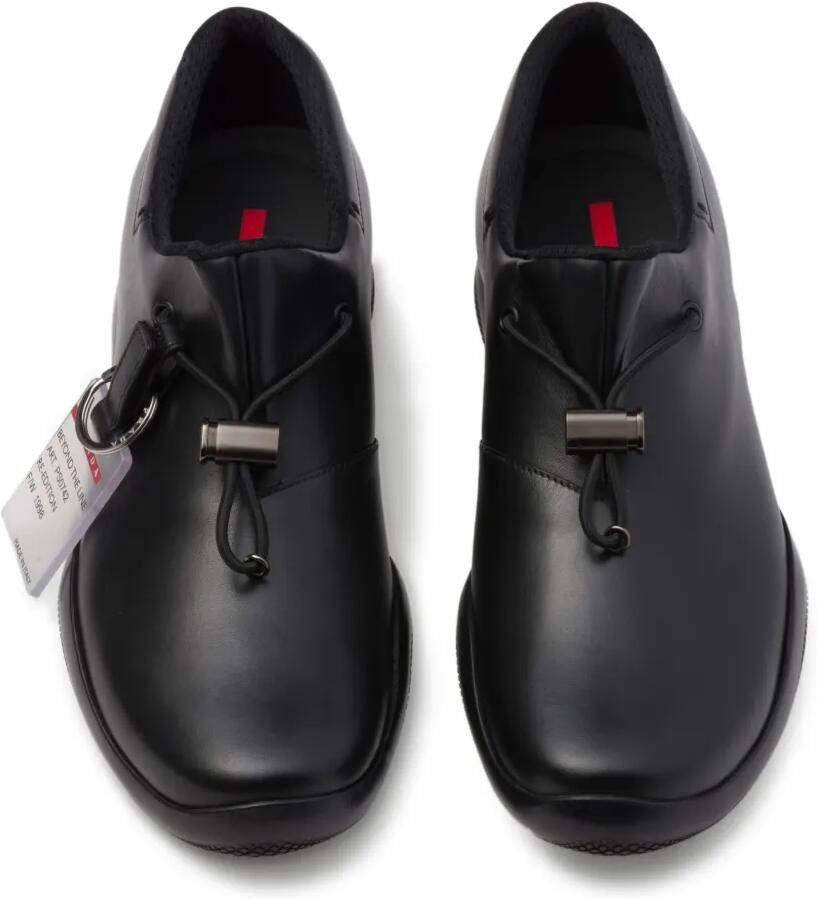 Prada Toblach leren sneakers Zwart - Foto 2