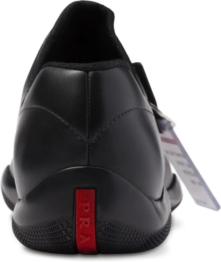 Prada Toblach leren sneakers Zwart - Foto 3