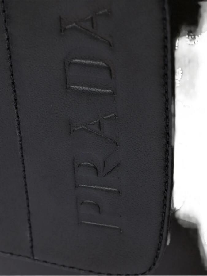 Prada Toblach Nappa leren laarzen Zwart - Foto 2