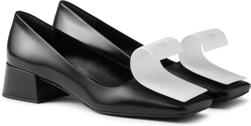 Prada Tweekleurige pumps Zwart - Foto 5