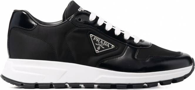 Prada Re-Nylon low-top sneakers Zwart