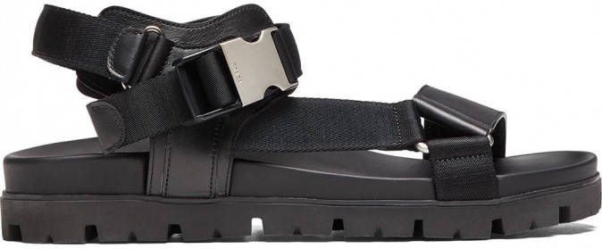 Prada Sandalen met band Zwart