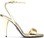 Prada Sandalen met geborstelde afwerking Goud - Thumbnail 1