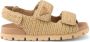 Prada Sandalen met logoplakkaat Beige - Thumbnail 1