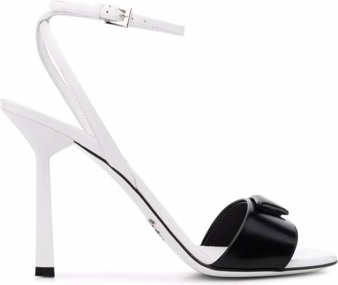 Prada Sandalen met open neus Zwart