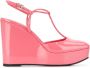 Prada Sandalen met plateauzool Roze - Thumbnail 1