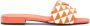 Prada Slippers met logoplakkaat Oranje - Thumbnail 1