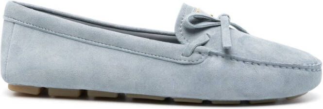 Prada Suède loafers Blauw