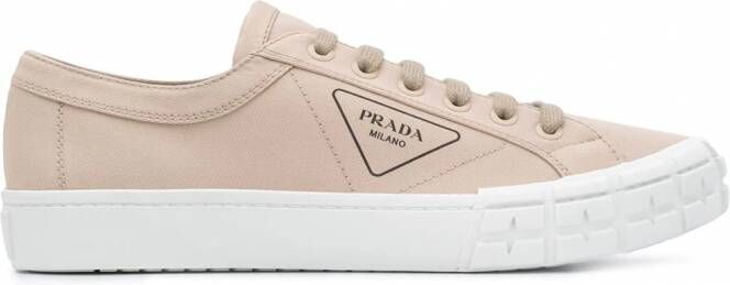 Prada Wheel low-top sneakers Beige