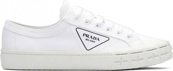 Prada Wheel low-top sneakers Wit