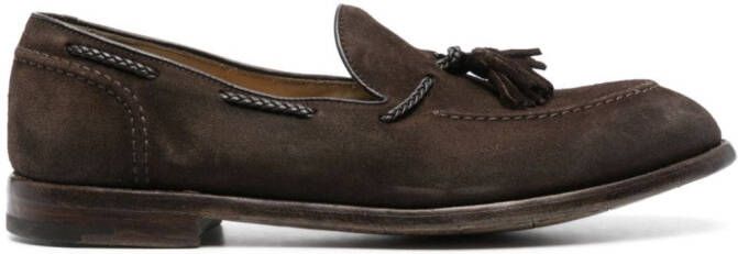 Premiata 32056 suède loafers Bruin