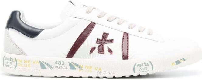 Premiata Andy sneakers met logopatch Wit