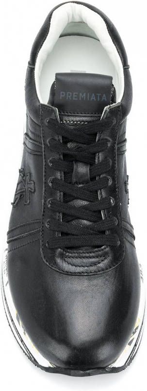 Premiata Beth sneakers met plateauzool Zwart