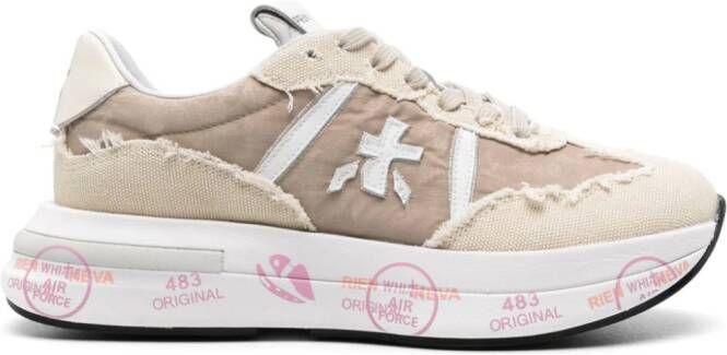 Premiata Cassie 6722 canvas sneakers Beige