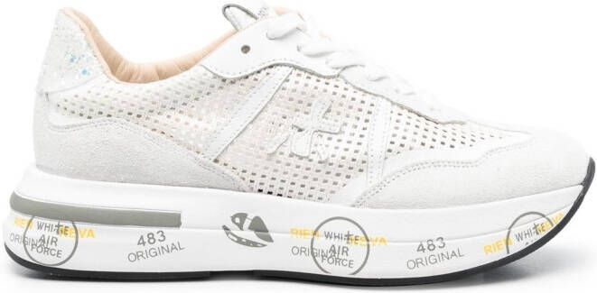 Premiata Cassie low-top sneakers Wit