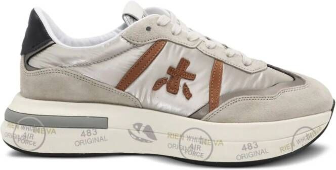 Premiata Cassie sneakers met vlakken Beige