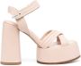 Premiata Sandalen met gekruiste bandjes Beige - Thumbnail 1