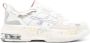 Premiata Drake sneakers met logopatch Beige - Thumbnail 1