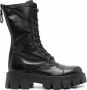 Premiata EElba combat boots Zwart - Thumbnail 1
