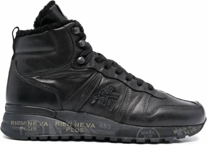 Premiata Jeff high-top sneakers Zwart