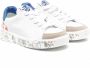 Premiata Kids Charlie sneakers met veters Wit - Thumbnail 1