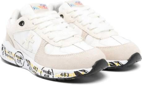 Premiata Kids Robin sneakers met vlakken Beige